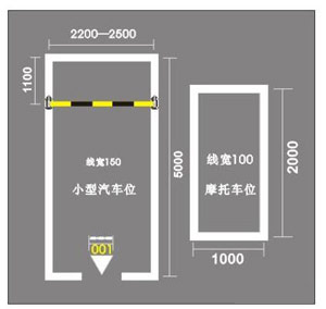 蘇州物業(yè)地下車庫劃線方案，地下車庫停車位劃線怎么施工？